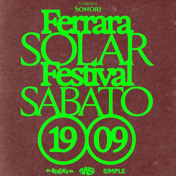 FERRARA SOLAR FESTIVAL | Giardini Sonori