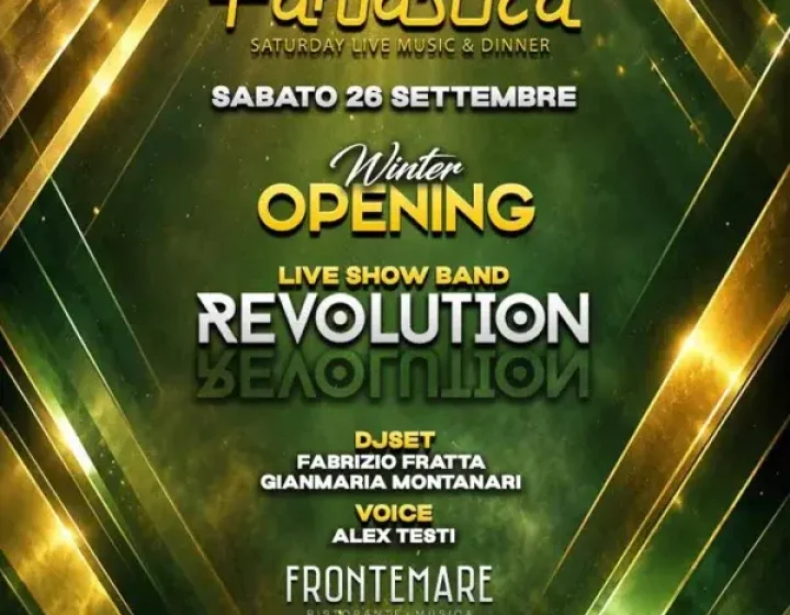 Revolution Cover Band   Frontemare
