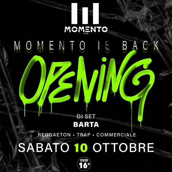 Opening Over 16 | Momento Club