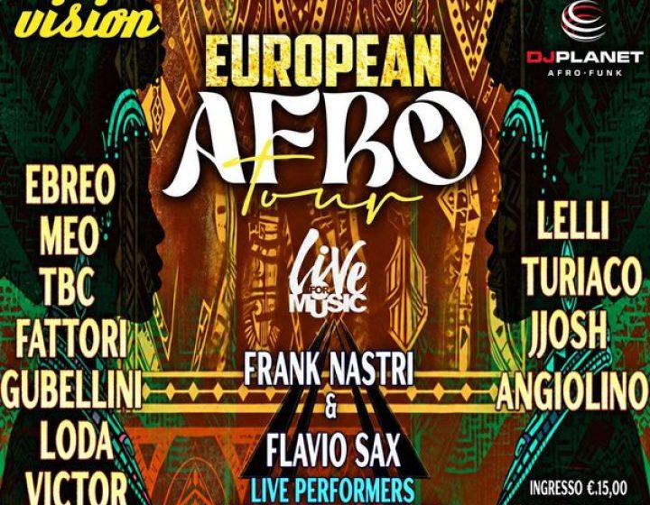 European Afro Tour   Discoteca Piramidi