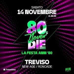 80s Never Die - The Party | NEW AGE CLUB
