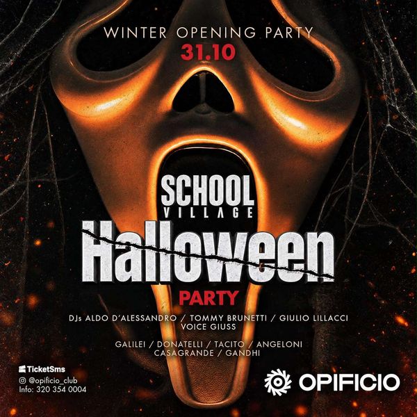 School Village Halloween Party | New Opificio