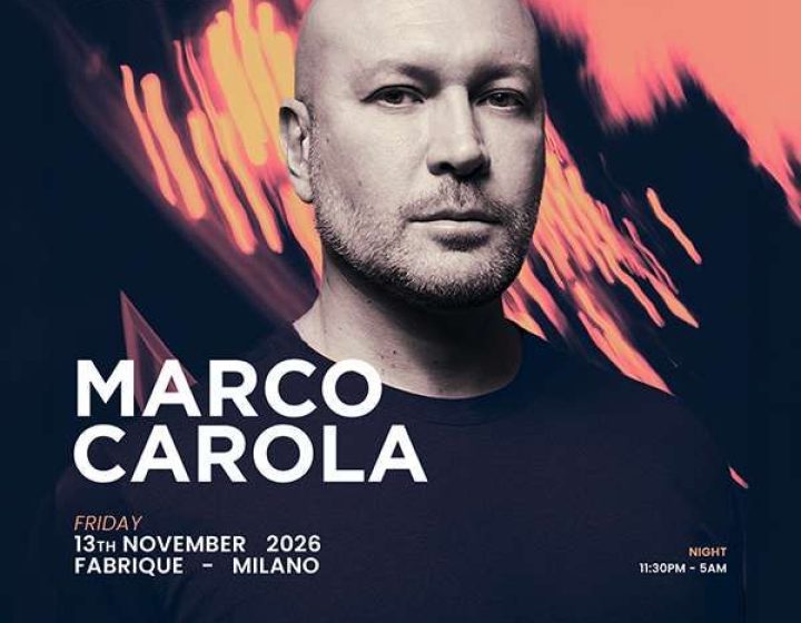 Marco Carola at Vision   Fabrique Milano