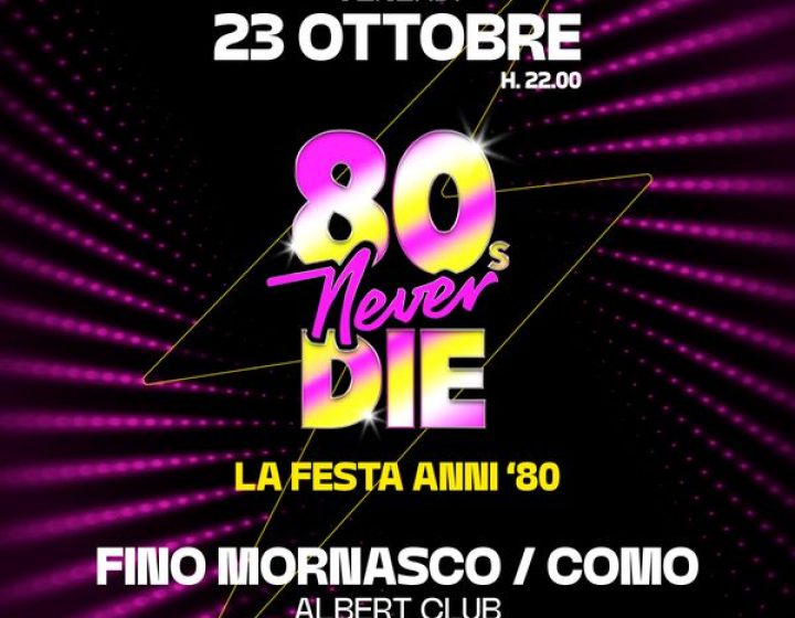 80s Never Die   Albert Club