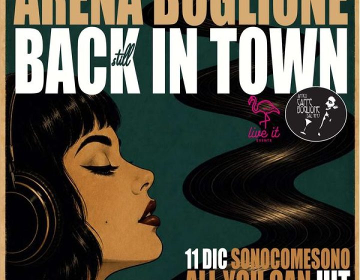 Arena Boglione Back in Town / SonoComeSono ALL YOU CAN HIT   Polifunzionale G. Arpino