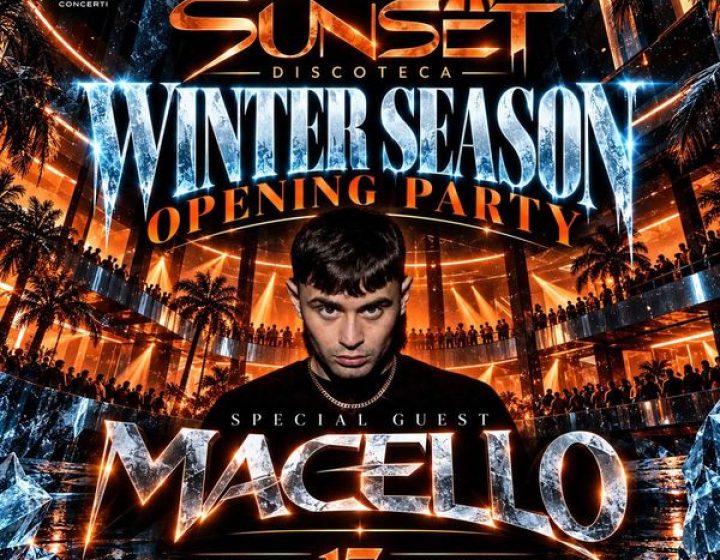 Winter Opening - Macello   Sunset Beach Club