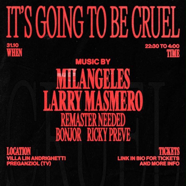 Intima 'It's Going to be Cruel' | Del Majno Marcello Zon Villa