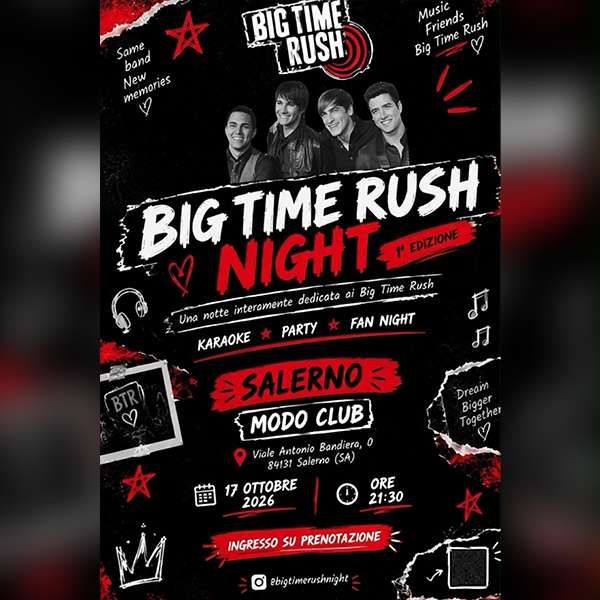 Big Time Rush Night | Modo Club & Dinner show