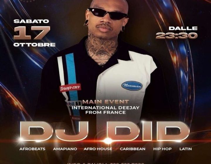 Afrobeats Bologna x Dj Did   BoMa QRoom