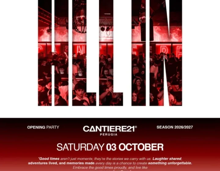 ALL IN OPENING PARTY   Cantiere 21