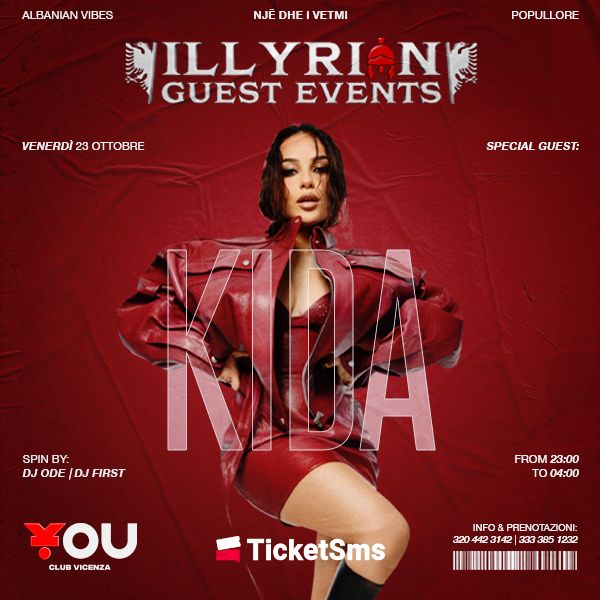 ILLYRIAN Guest Events w/ KIDA | YOU Club Vicenza