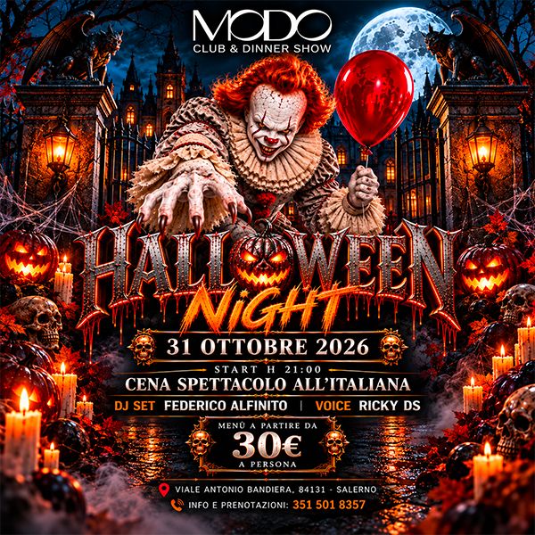 Halloween Night | Modo Club & Dinner show