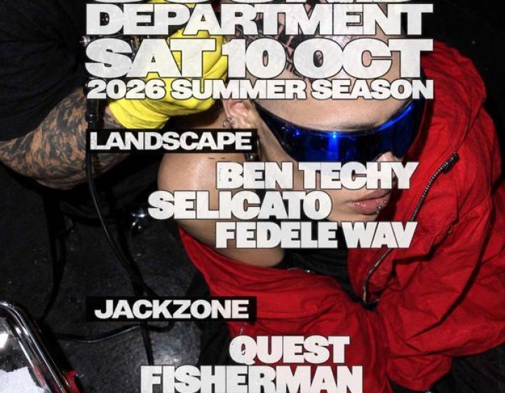 Sound Department 10 October w/ Ben Techy and Quest   SOUND DEPARTMENT