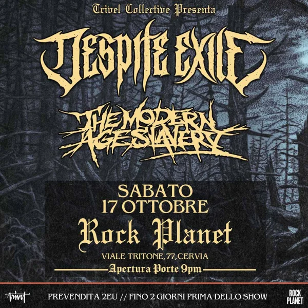 DESPITE EXILE + MODERN AGE OF SLAVERY in concerto | Rock Planet