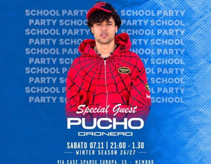School Party Oronero - Special Guest Pucho   ORONERO GARDEN