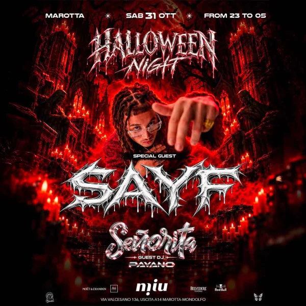 Halloween Night special Guest SAYF + Señorita | Miu Disco