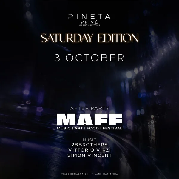 MAFF official after party | Pineta